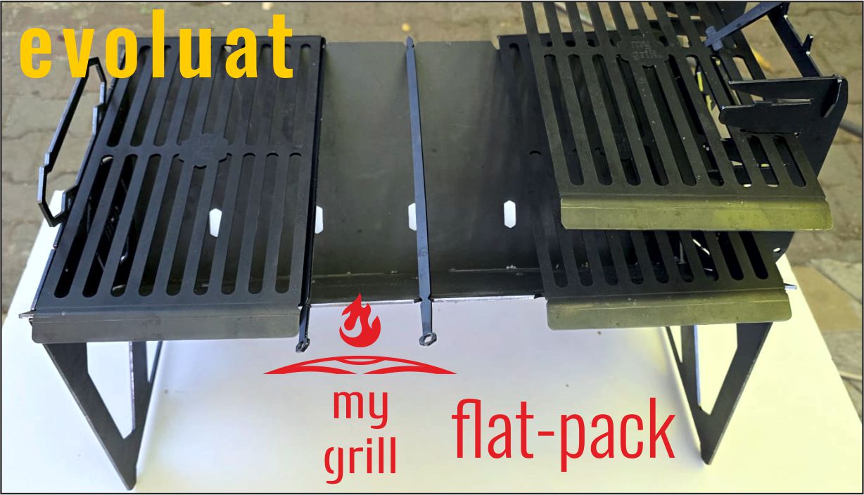 Grătarul Meu Demontabil – mediu 50×30 cm