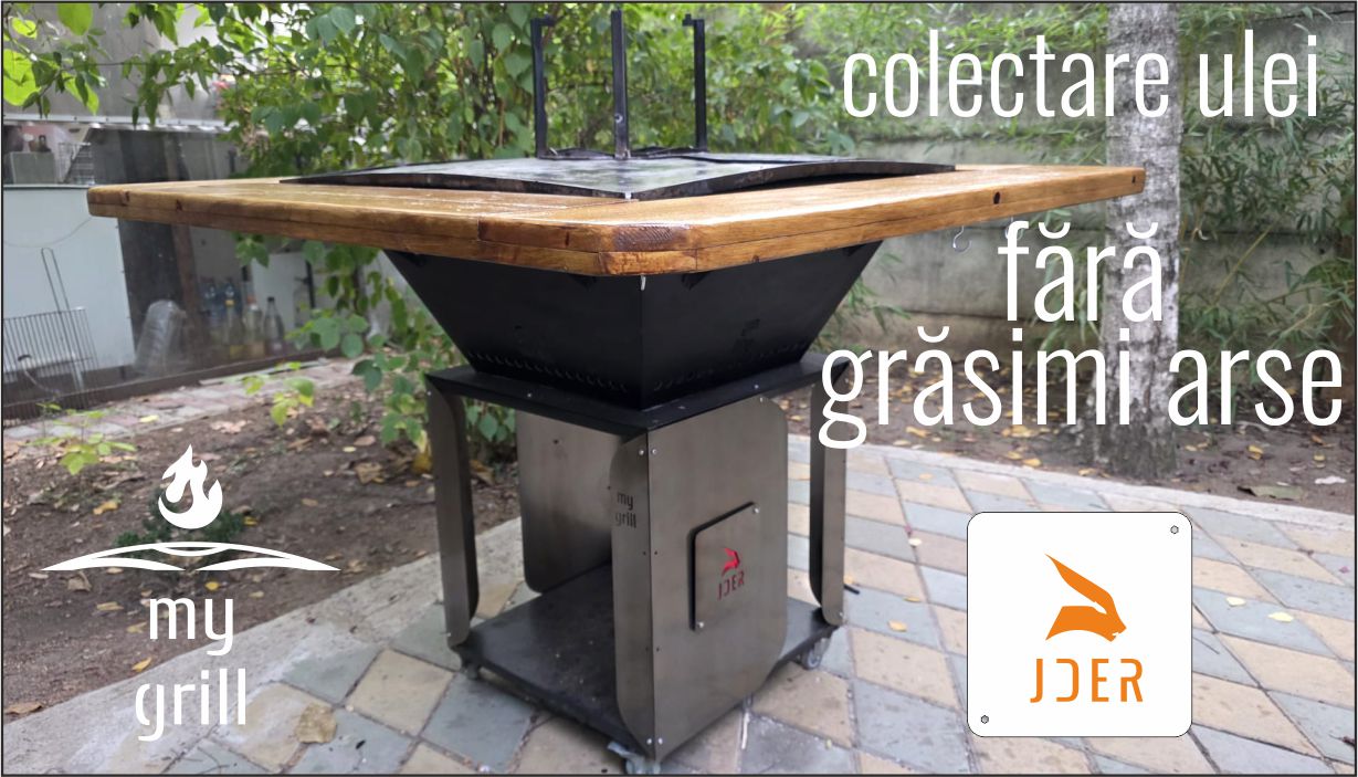 Lynx 100 – Grătar cu plită pătrată