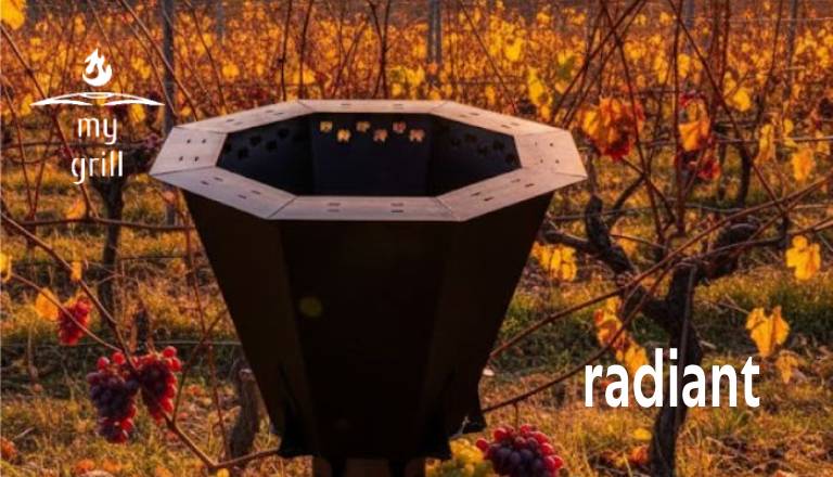 MyGrill Fire&Silence – Vulpe 55 – Vatră de foc fără fum – Fire pit octogonal true smokeless